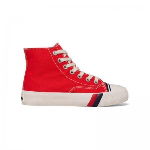 Keds Big Kid's Royal Hi Sneaker Herren Rot | 25983UWBT