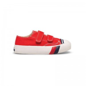 Keds Big Kid's Royal Lo HL Sneaker Kinder Rot | 65710ZWAE