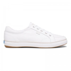 Keds Center II Canvas Canvas Damen Weiß | 51483JZWP