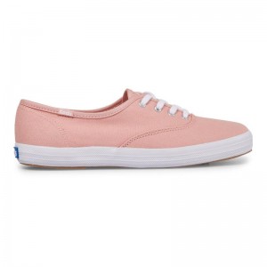 Keds Champion Canvas Rose Canvas Damen Rosa | 78320TZKJ