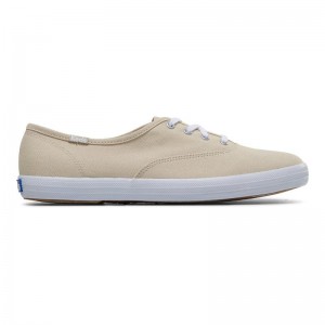 Keds Champion Organic Baumwoll Oatmeal Canvas Damen Gelb | 65041OTYU