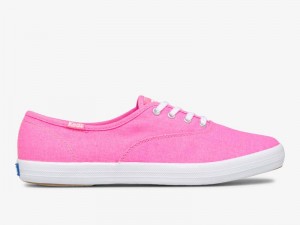 Keds Champion Organic Baumwoll Washable Canvas Damen Rosa | 50384GHLP