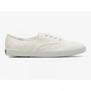 Keds Champion Starburst Eyelet Lace Ups Damen Weiß | 76425YSMF