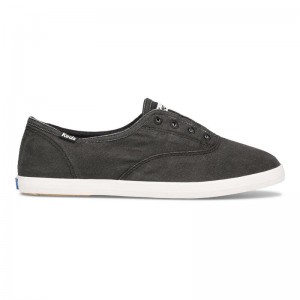 Keds Chillax Twill Washable Canvas Canvas Damen Grau | 40863EHSI