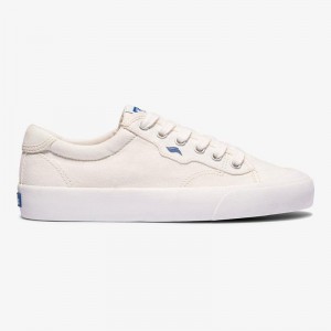 Keds Crew Kick Organic Canvas Canvas Damen Weiß | 83694MNOV