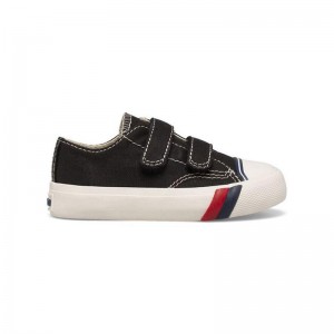 Keds Little Kid's Royal Lo HL Sneaker Kinder Schwarz | 49503SYLX