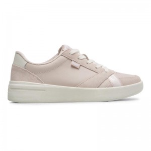 Keds The Court Leder/Wildleder Leather Sneakers Damen Hellrosa | 25078DSLB