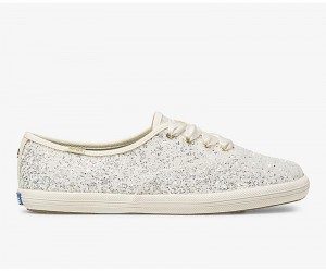 Keds x kate spade new york Champion Canvas Damen Weiß Weiß | 05926QXDU