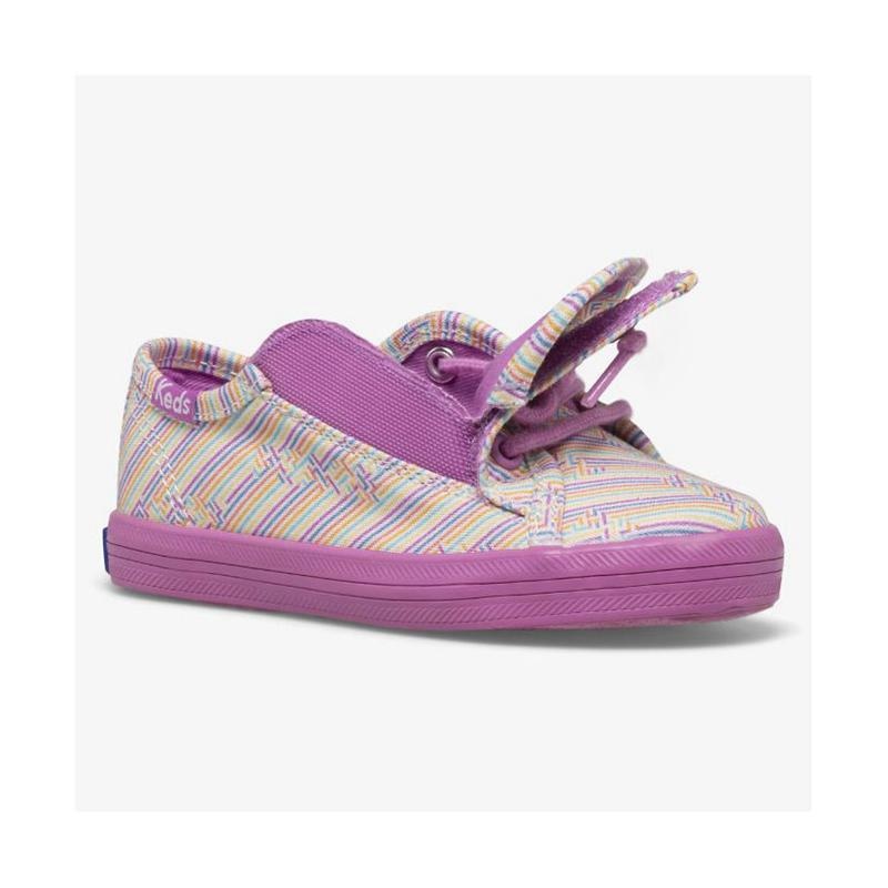 Keds Big Kid's Kickstart Seasonal Jr Sneaker Kinder Multicolor/Violet | 26431MZWF