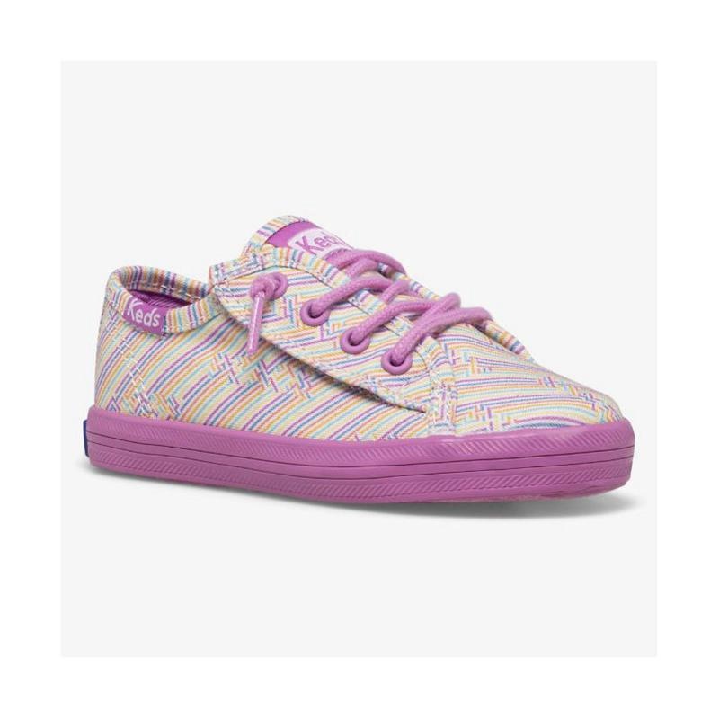 Keds Big Kid's Kickstart Seasonal Jr Sneaker Kinder Multicolor/Violet | 26431MZWF