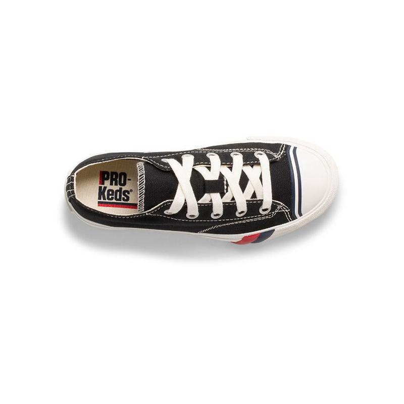 Keds Big Kid's Royal Lo Sneaker Kinder Schwarz | 15479PNYK