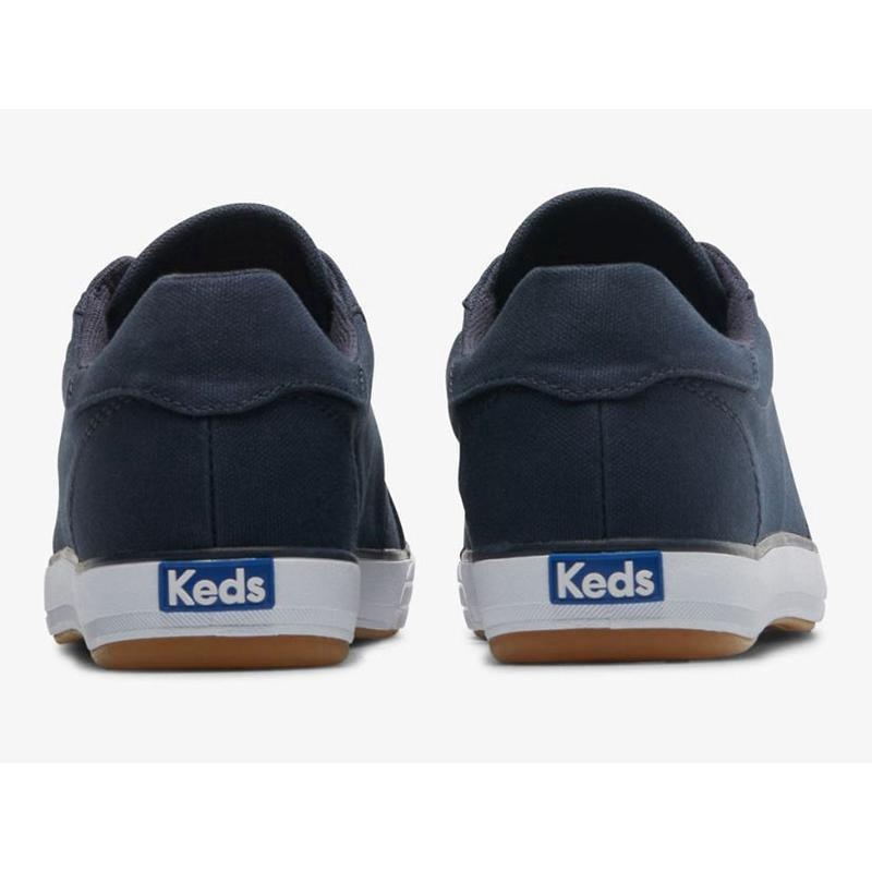 Keds Center III Canvas Lace Ups Damen Navy | 17643RKHB