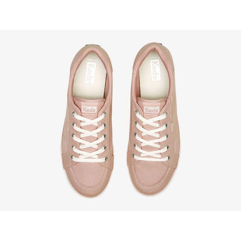 Keds Center III Canvas Lace Ups Damen Rosa | 09514DPKU