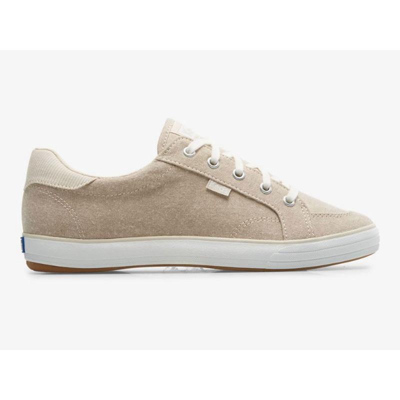 Keds Center III Chambray Lace Ups Damen Grau | 52346BMHS