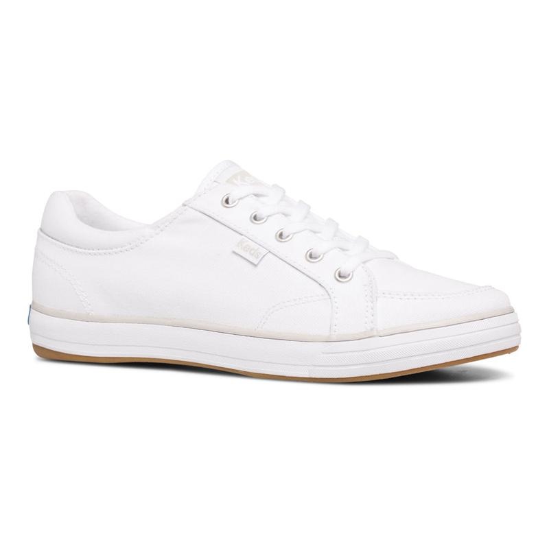 Keds Center II Canvas Canvas Damen Weiß | 51483JZWP