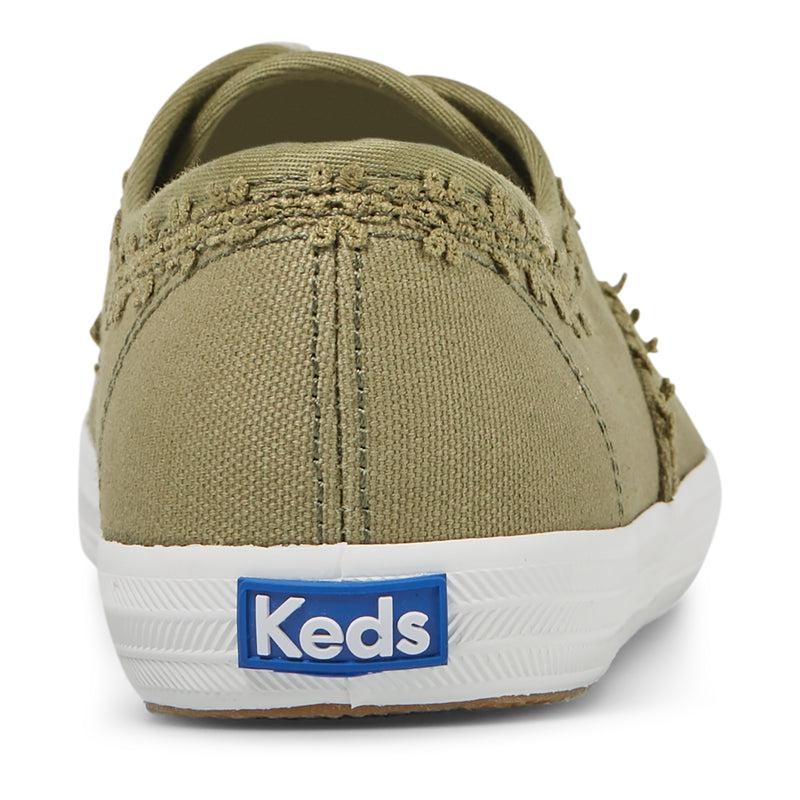 Keds Champion Crochet Trim Canvas Canvas Damen Grün | 87054KORJ