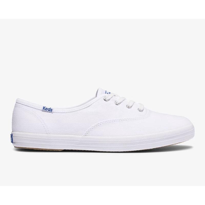 Keds Champion Feat. Organic Baumwoll Lace Ups Damen Weiß | 61240BJZF