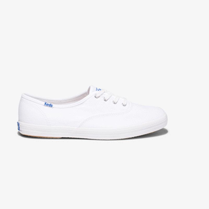 Keds Champion Organic Baumwoll Canvas Damen Weiß | 59430VNSL