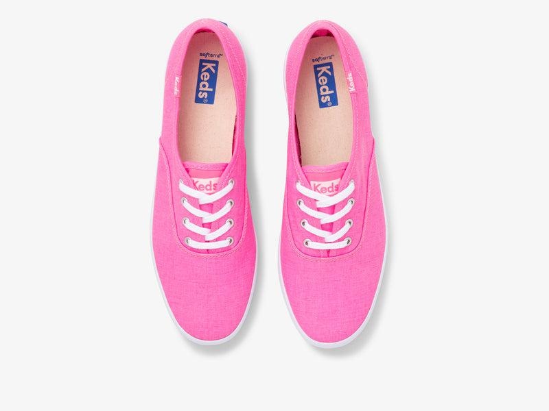 Keds Champion Organic Baumwoll Washable Canvas Damen Rosa | 50384GHLP