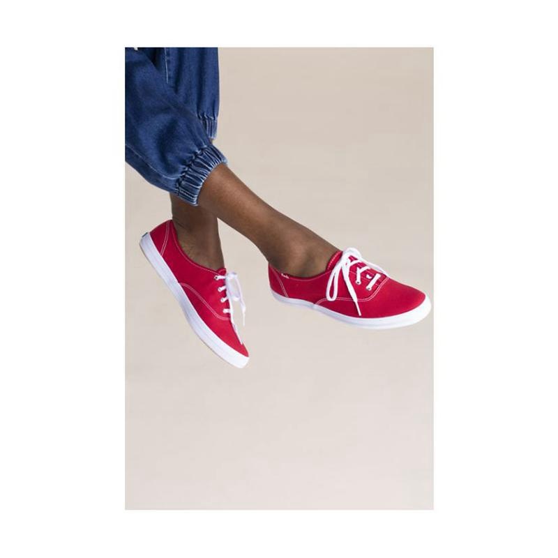 Keds Champion Original Lace Ups Damen Rot | 31907AQNV