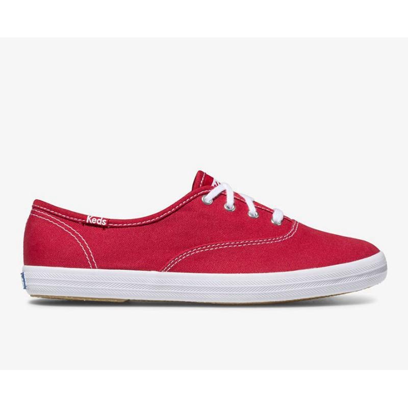 Keds Champion Original Lace Ups Damen Rot | 31907AQNV