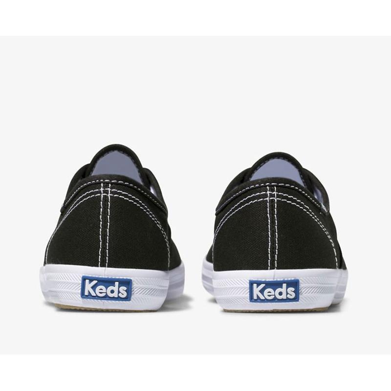 Keds Champion Original Lace Ups Damen Schwarz | 42968QKIU