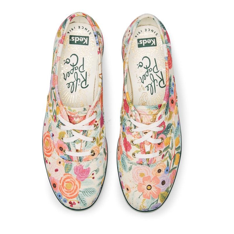 Keds Champion Rifle Paper Co. Garden Party Linen Canvas Damen Mehrfarbig | 21706NUXW