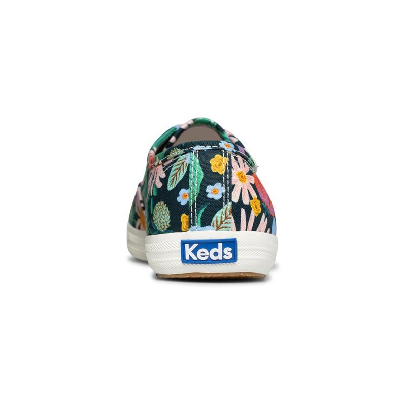 Keds Champion Rifle Paper Co Dovecoat Canvas Damen Navy/Multicolor | 89734AIPC