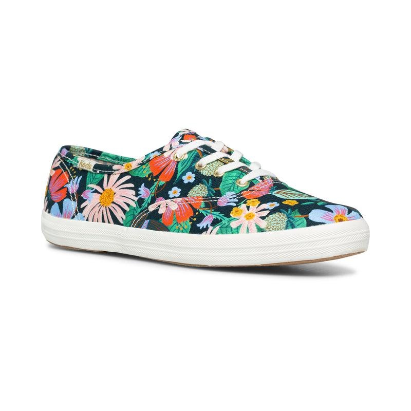 Keds Champion Rifle Paper Co Dovecoat Prints Damen Navy/Multicolor | 78423SMGV