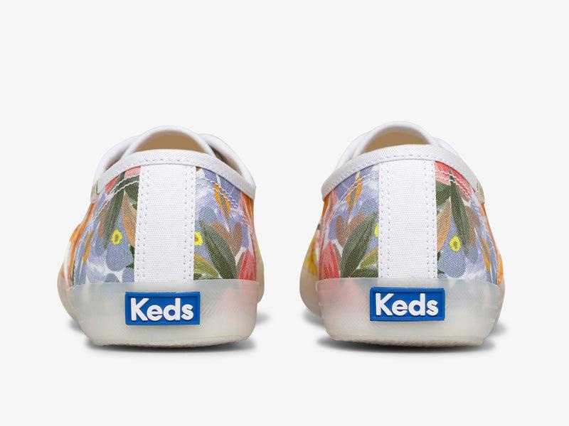 Keds Champion Rifle Paper Co Marguerite Prints Damen Rosa | 08721IOGW