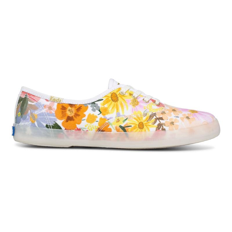 Keds Champion Rifle Paper Co Marguerite Prints Damen Rosa | 08721IOGW