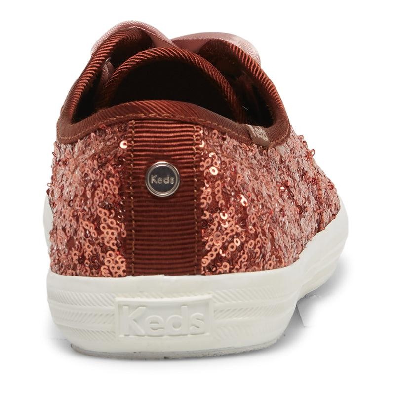 Keds Champion Sequins Cel Burnt Sienna Canvas Damen Koralle | 31974IXNQ