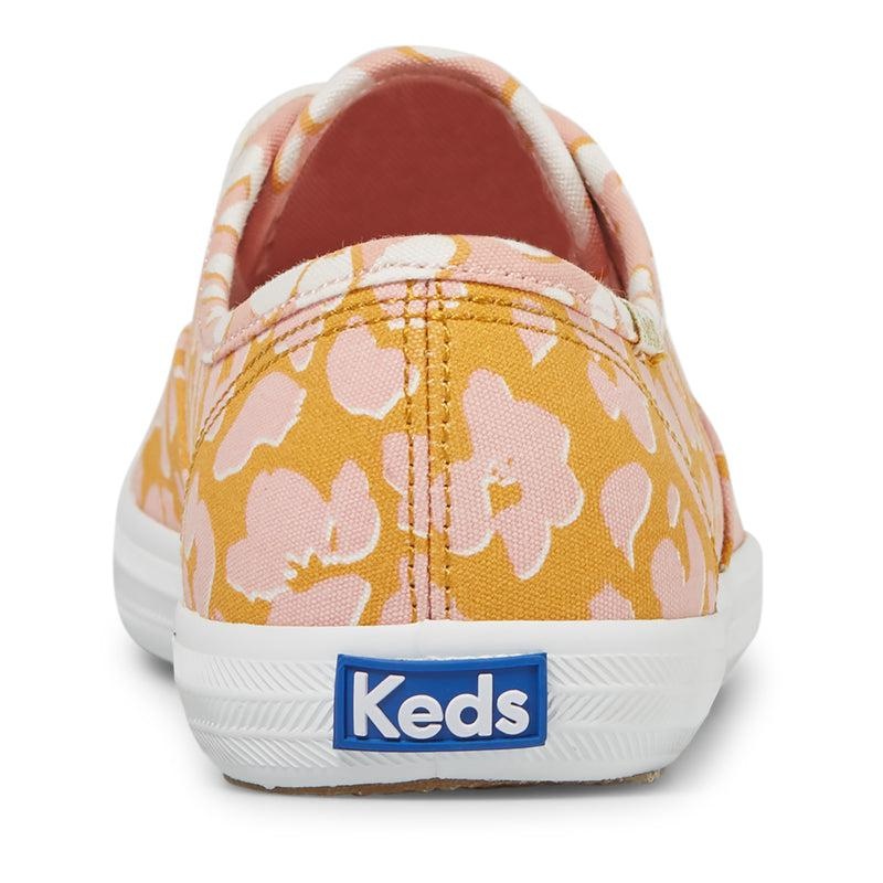 Keds Champion Spot Print Canvas Canvas Damen Yellow/Pink | 75086HNBS