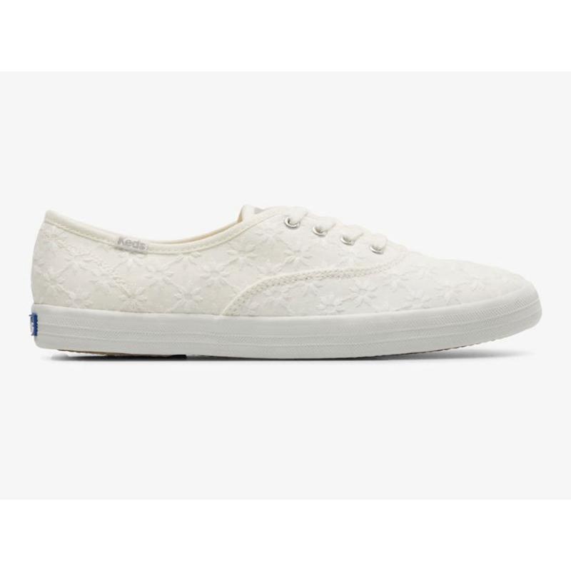 Keds Champion Starburst Eyelet Lace Ups Damen Weiß | 76425YSMF