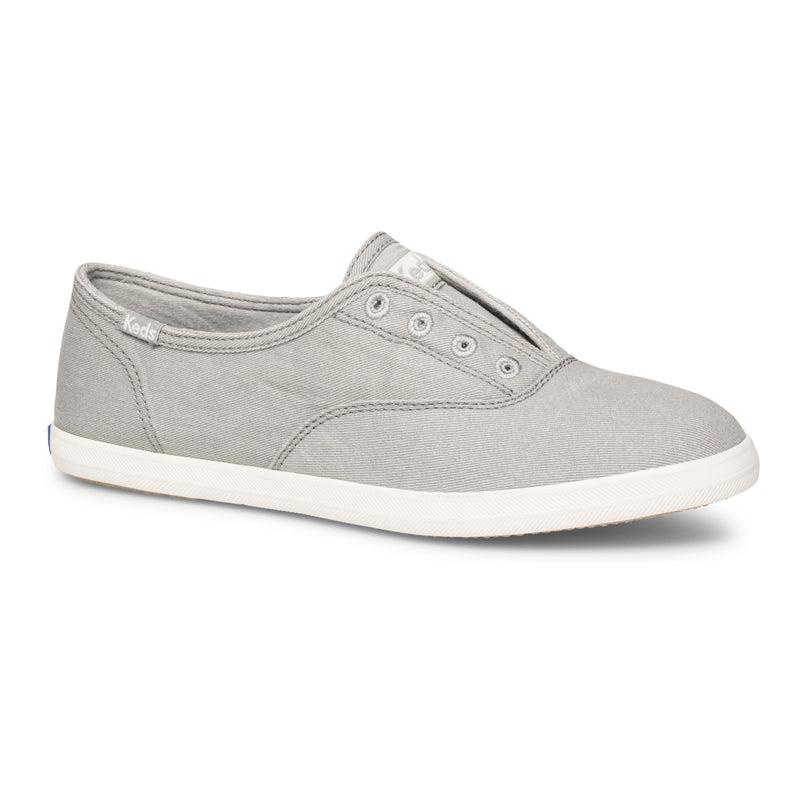 Keds Chillax Washable Canvas Twill Drizzle Canvas Damen Grau | 38671AOQD