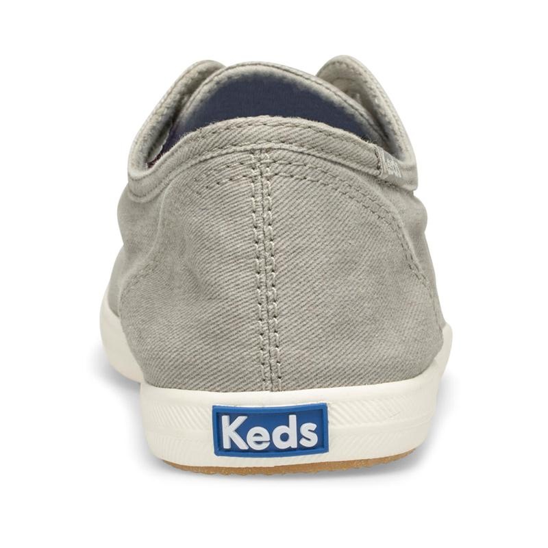 Keds Chillax Washable Canvas Twill Drizzle Canvas Damen Grau | 38671AOQD