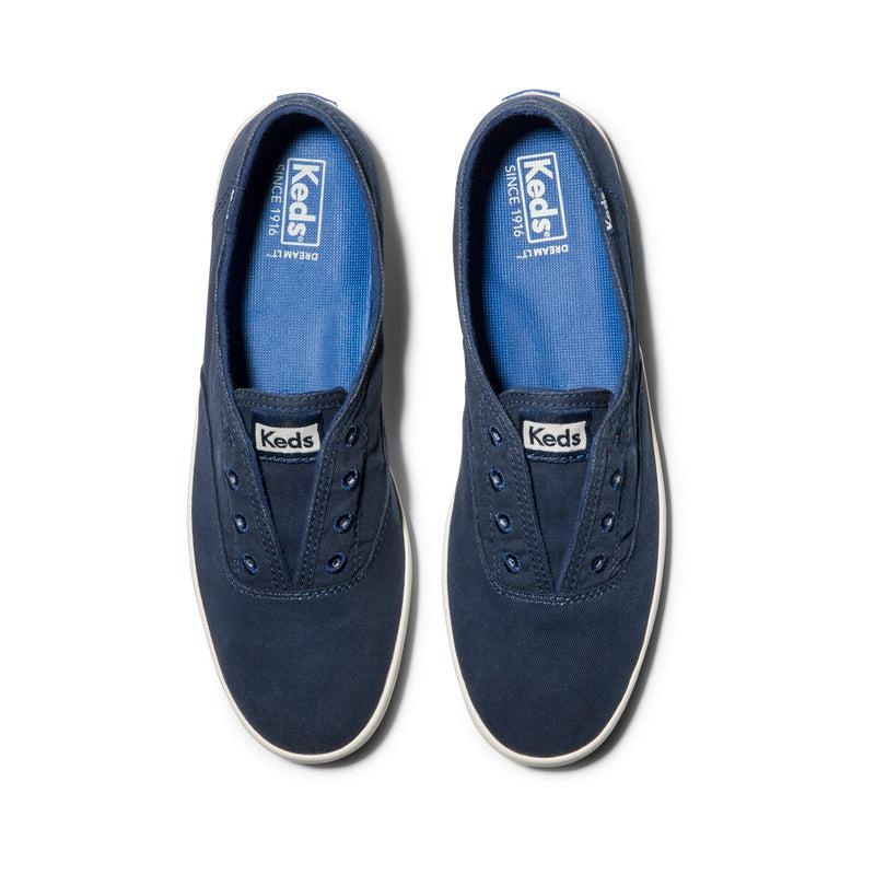 Keds Chillax Washable Canvas Twill Halbschuhe Damen Navy | 48127RLFK