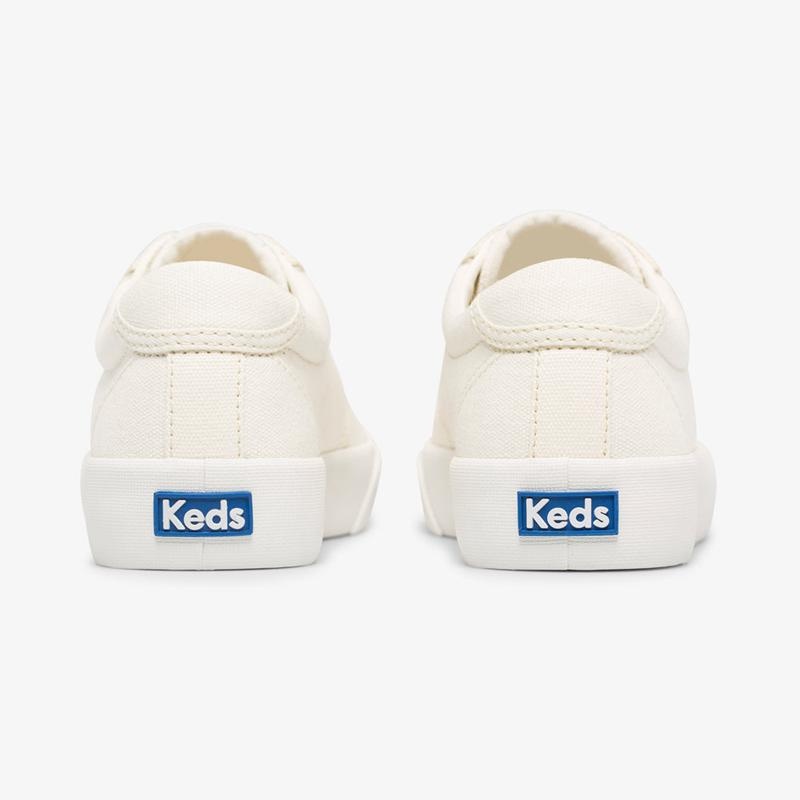 Keds Crew Kick Organic Canvas Canvas Damen Weiß | 83694MNOV