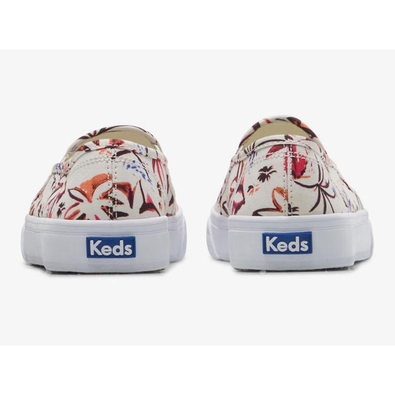 Keds Double Decker Island Print Halbschuhe Damen Rosa | 30684RXOE