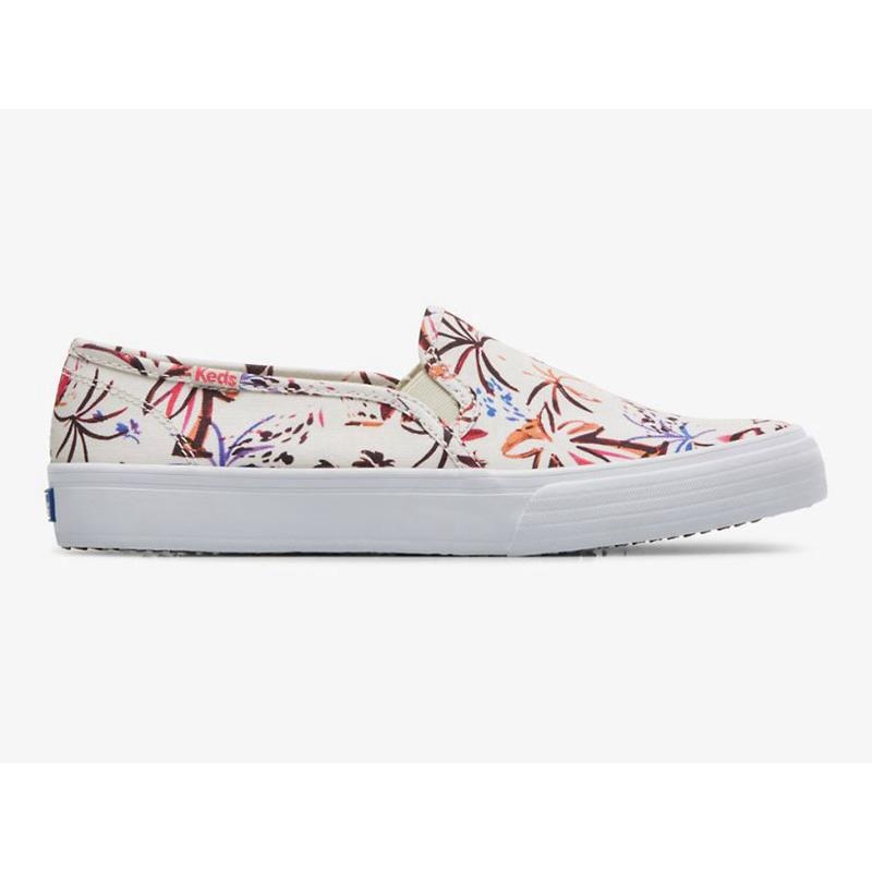 Keds Double Decker Island Print Halbschuhe Damen Rosa | 30684RXOE