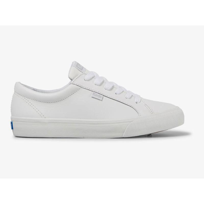 Keds Jump Kick Leather Sneakers Damen Weiß Weiß | 95487BOQP