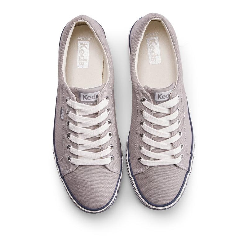 Keds Jump Kick Majestic Canvas Flint Canvas Damen Grau | 15802CVOU