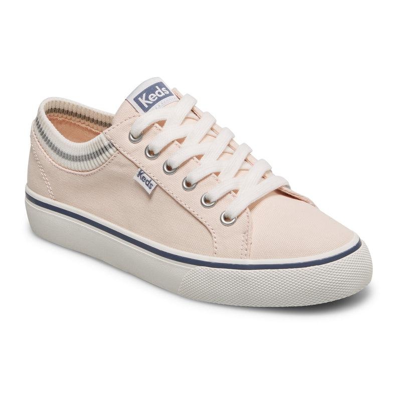 Keds Jump Kick Rib Knit Collar Canvas Canvas Damen Hellrosa | 40851MQYE