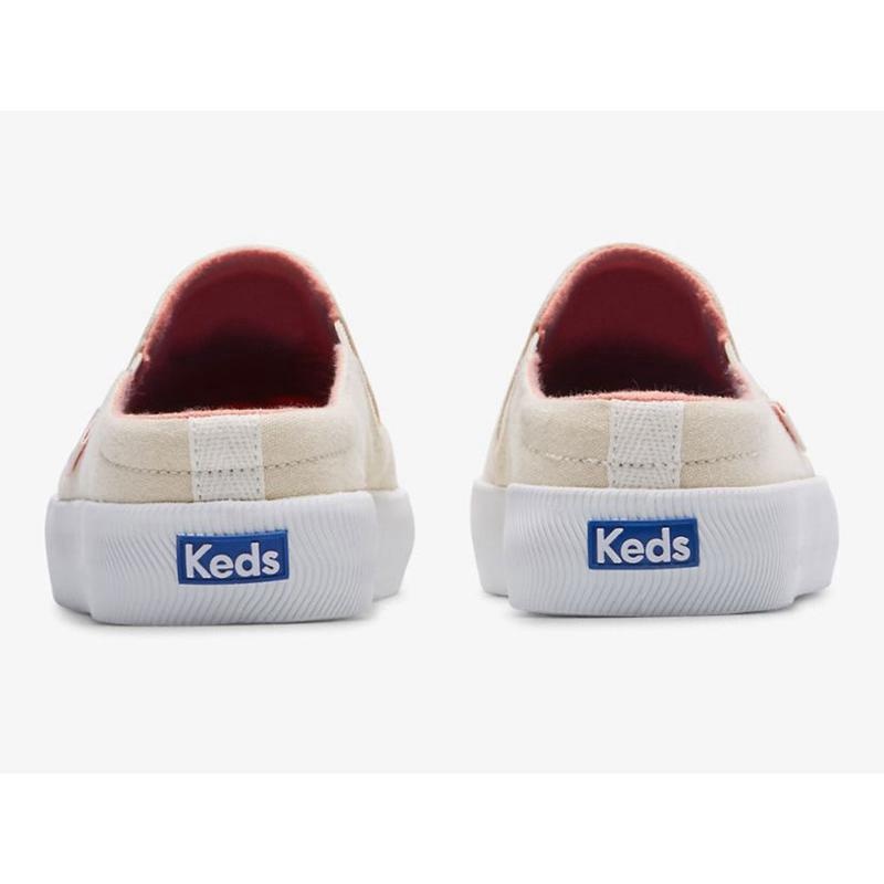 Keds Kickback Cocktails Slip On Mules Damen Beige | 80247FQEX