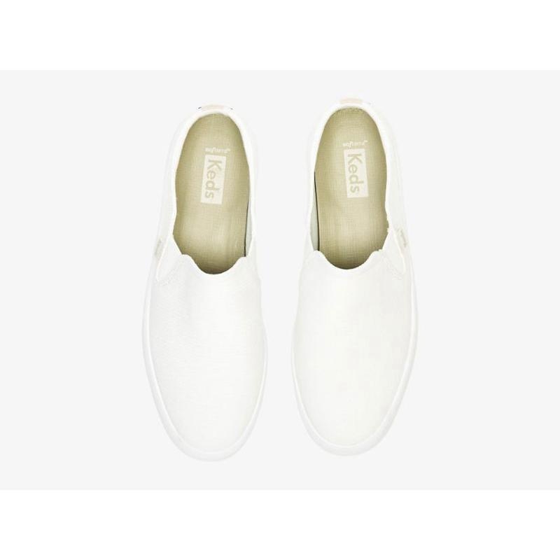 Keds Kickback Crepe Slip On Mules Damen Weiß | 36849ZKHW