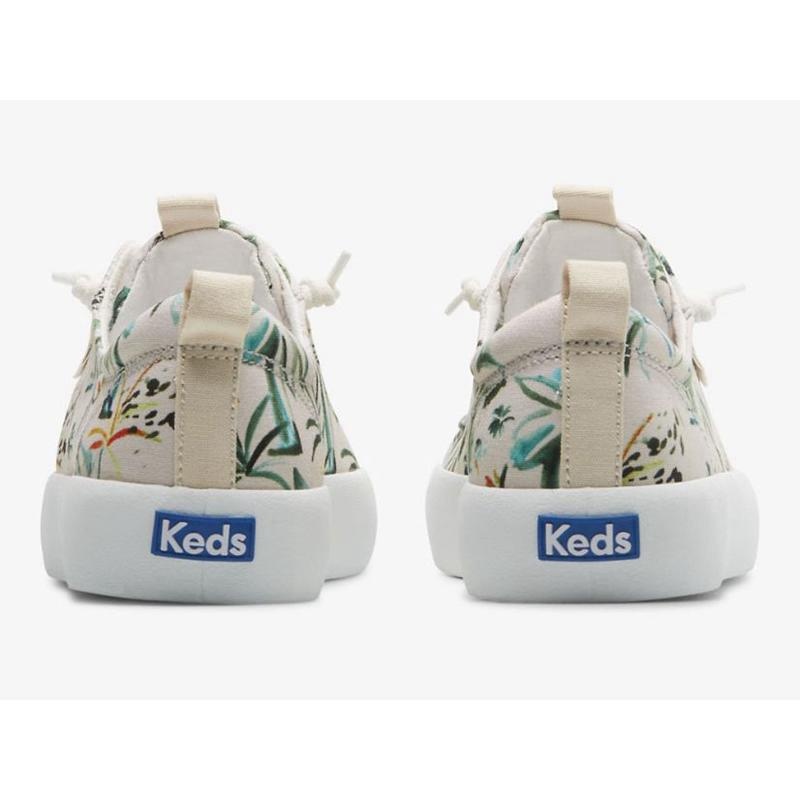 Keds Kickback Island Print Halbschuhe Damen Beige Mehrfarbig | 58742VTBL