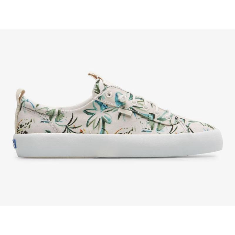 Keds Kickback Island Print Halbschuhe Damen Beige Mehrfarbig | 58742VTBL