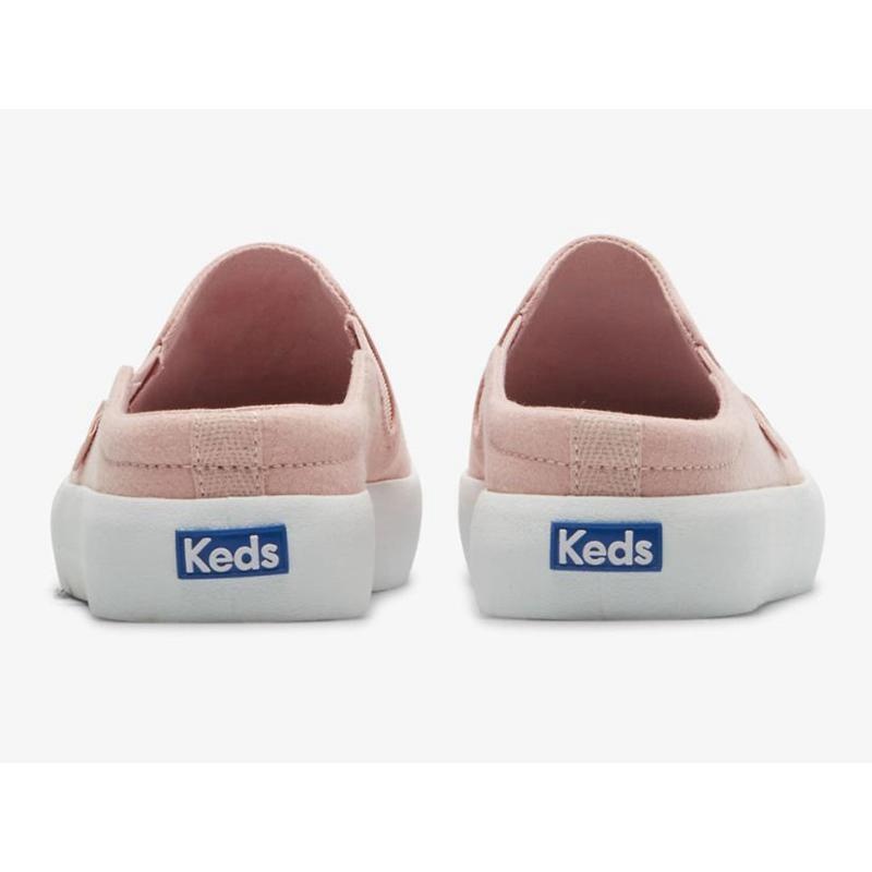 Keds Kickback Mule Crepe Halbschuhe Damen Rosa | 17920ZUOX