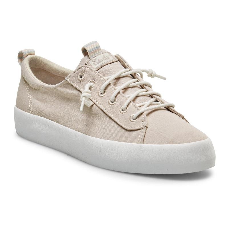 Keds Kickback Washable Canvas Oatmeal Halbschuhe Damen Khaki | 80256DFWY