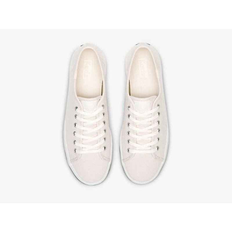 Keds Kickstart Canvas Lace Ups Damen Hellrosa | 52016LIUT